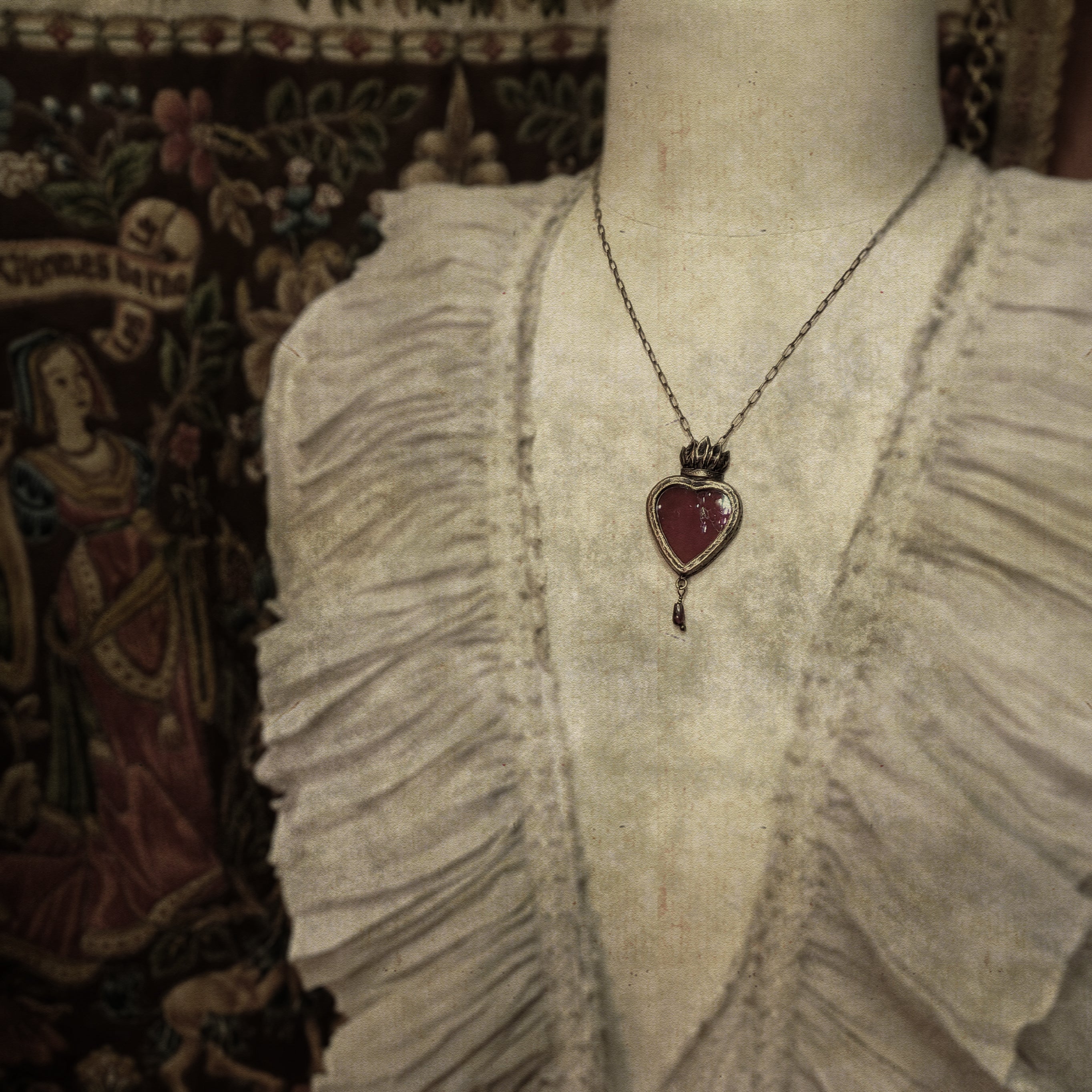 Sacred Heart Charm by Fallen Aristocrat - The Paris Market