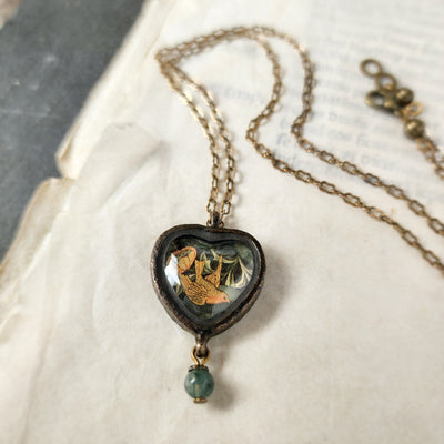 flora's heart - pictorial shrine amulet