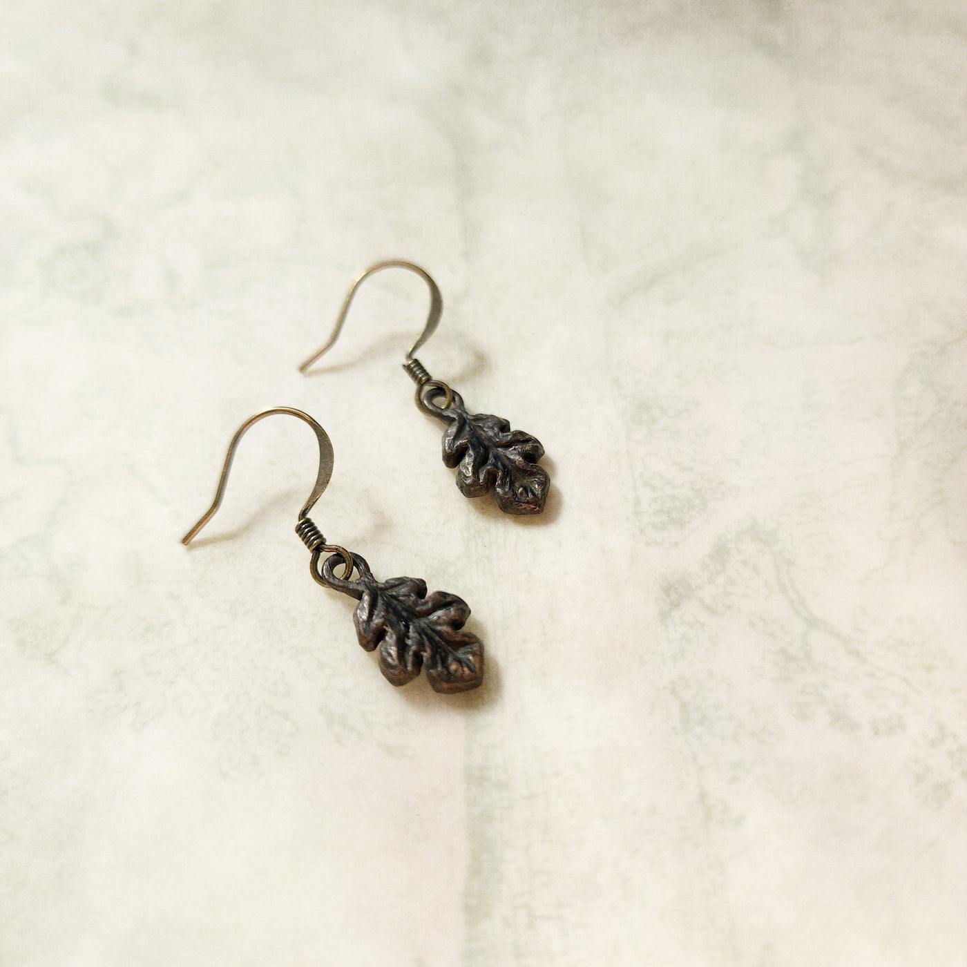 the oak leaf - oak bower earrings