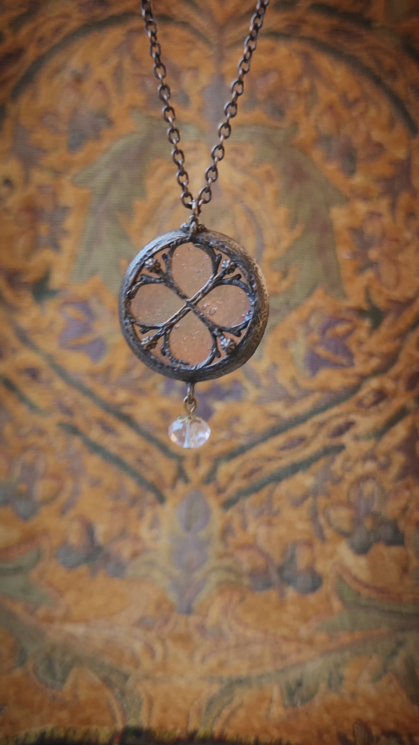 rosea - floriated clover miracle window amulet