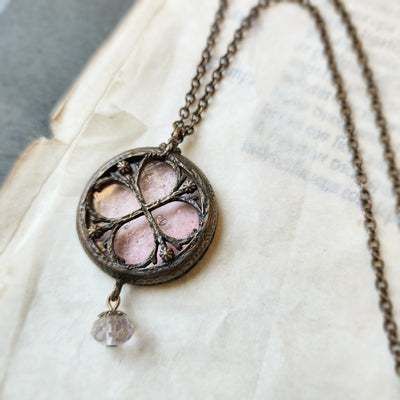 rosea - floriated clover miracle window amulet